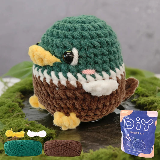 Wild Duck Crochet Kit for Beginners – 1pc | Yarn, Hook & Video Tutorial Included