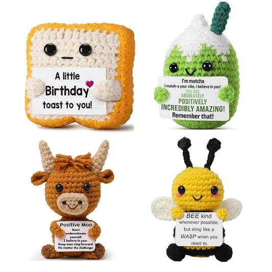 Handmade Crochet Animal, Fruit & Plant Ornament – Positive Energy Finished Crochet Gift