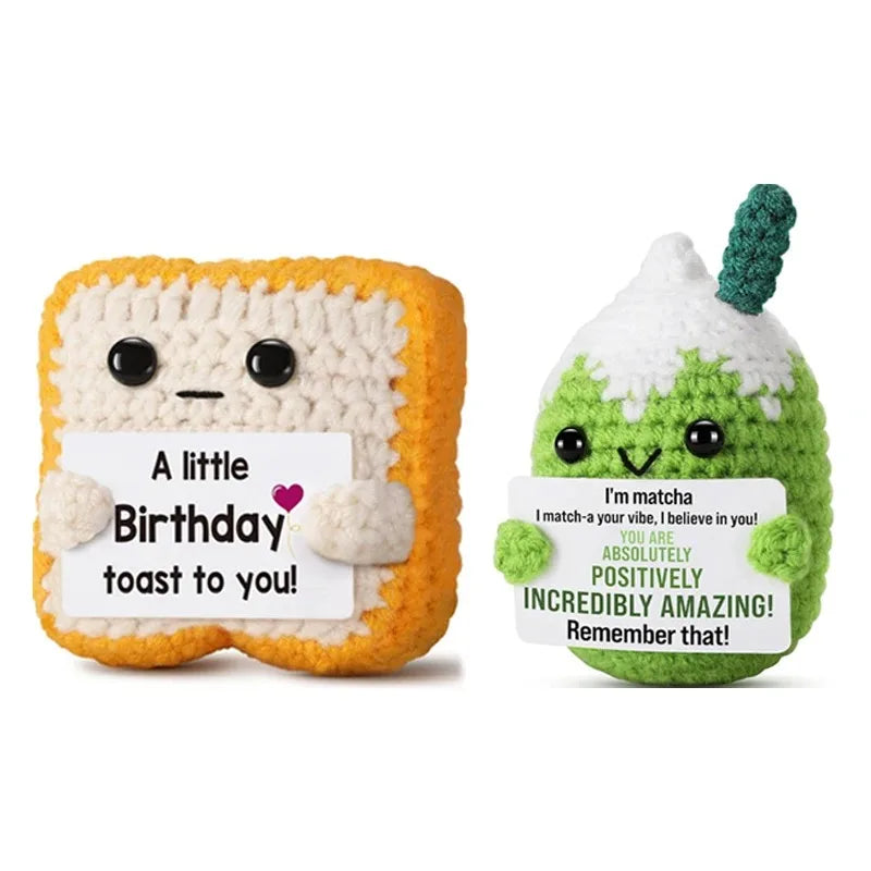 Handmade Crochet Animal, Fruit & Plant Ornament – Positive Energy Finished Crochet Gift