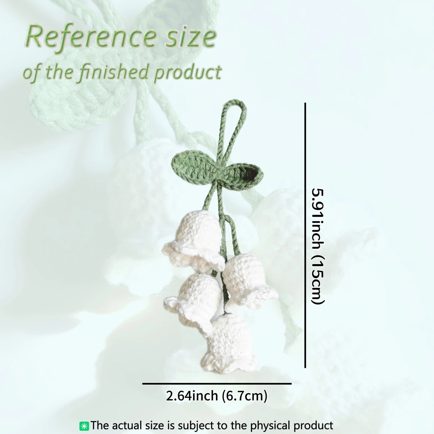 Lily Flower Crochet Kit for Beginners – 1pc | Yarn, Hook & Video Tutorial Included